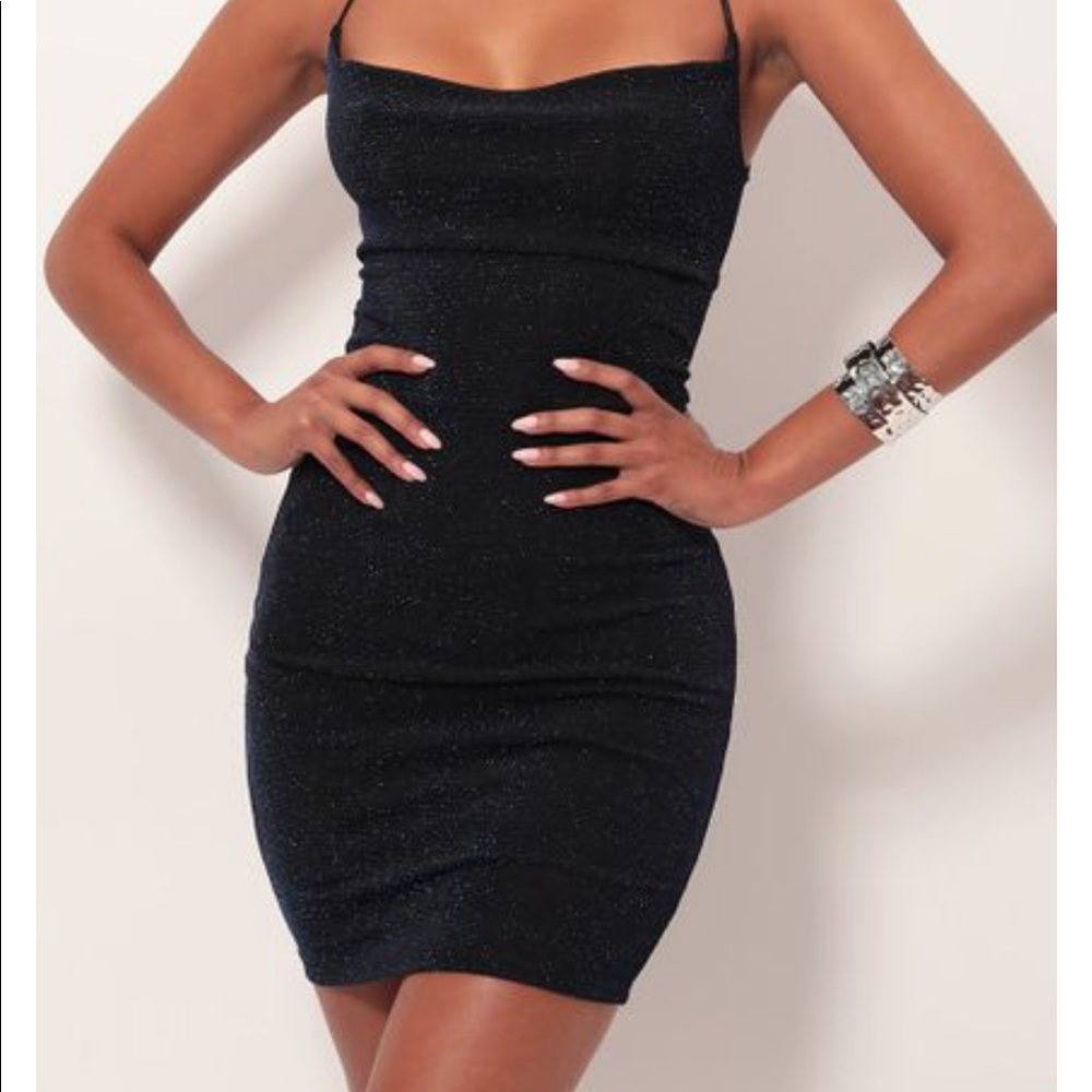 Lucy in the sky blue sparkle mini dress
